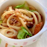 はさみでチョッキング☆子供と作る簡単焼きうどん